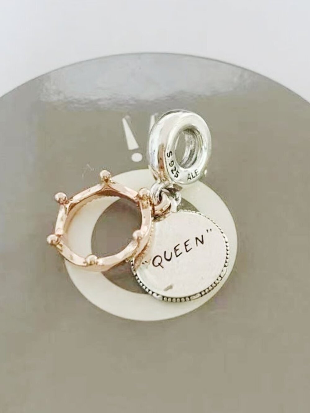 Pandora Queen & Regal Crown Dangle Charm
